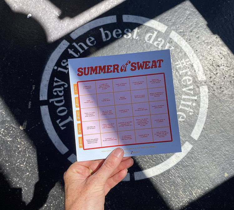 SUMMER OF SWEAT – JOIN THE CHALLENGE